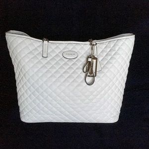 Coach White Purse
